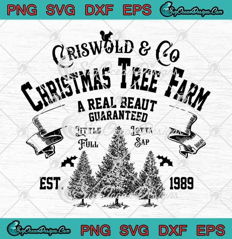 Retro Vintage Christmas Tree Farm SVG - A Real Beaut Guaranteed SVG PNG EPS DXF PDF, Cricut File