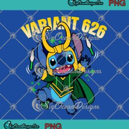 Stitch Loki Variant 626 PNG - Stitch x Loki Marvel Comics PNG JPG Clipart, Digital Download