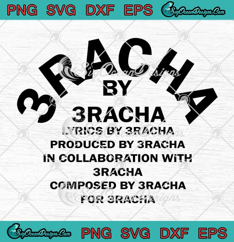 Stray Kids 3Racha By 3Racha SVG - Lyrics By 3Racha Produced By 3Racha SVG PNG EPS DXF PDF, Cricut File