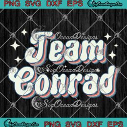 Team Conrad Retro Groovy Vintage SVG - The Summer Turned Pretty SVG PNG EPS DXF PDF, Cricut File