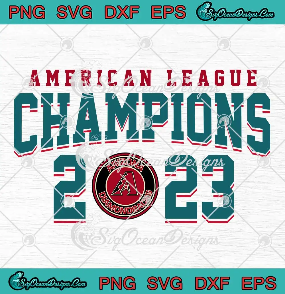 Arizona Diamondbacks SVG PNG - World Series 2023 SVG - American League ...