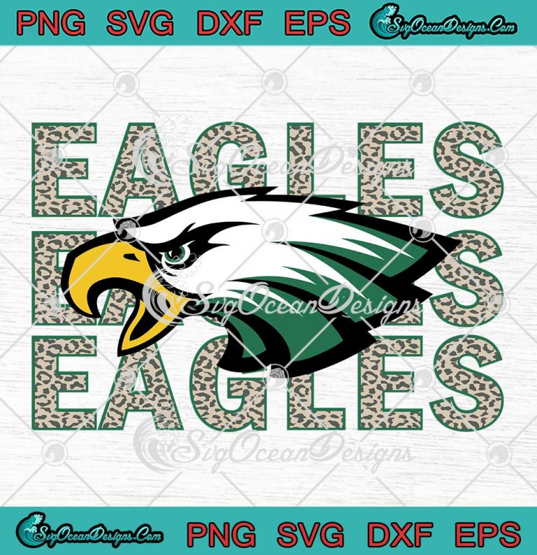 Eagles Mascot Football SVG - Philadelphia Eagles 2023 SVG PNG EPS DXF PDF, Cricut File