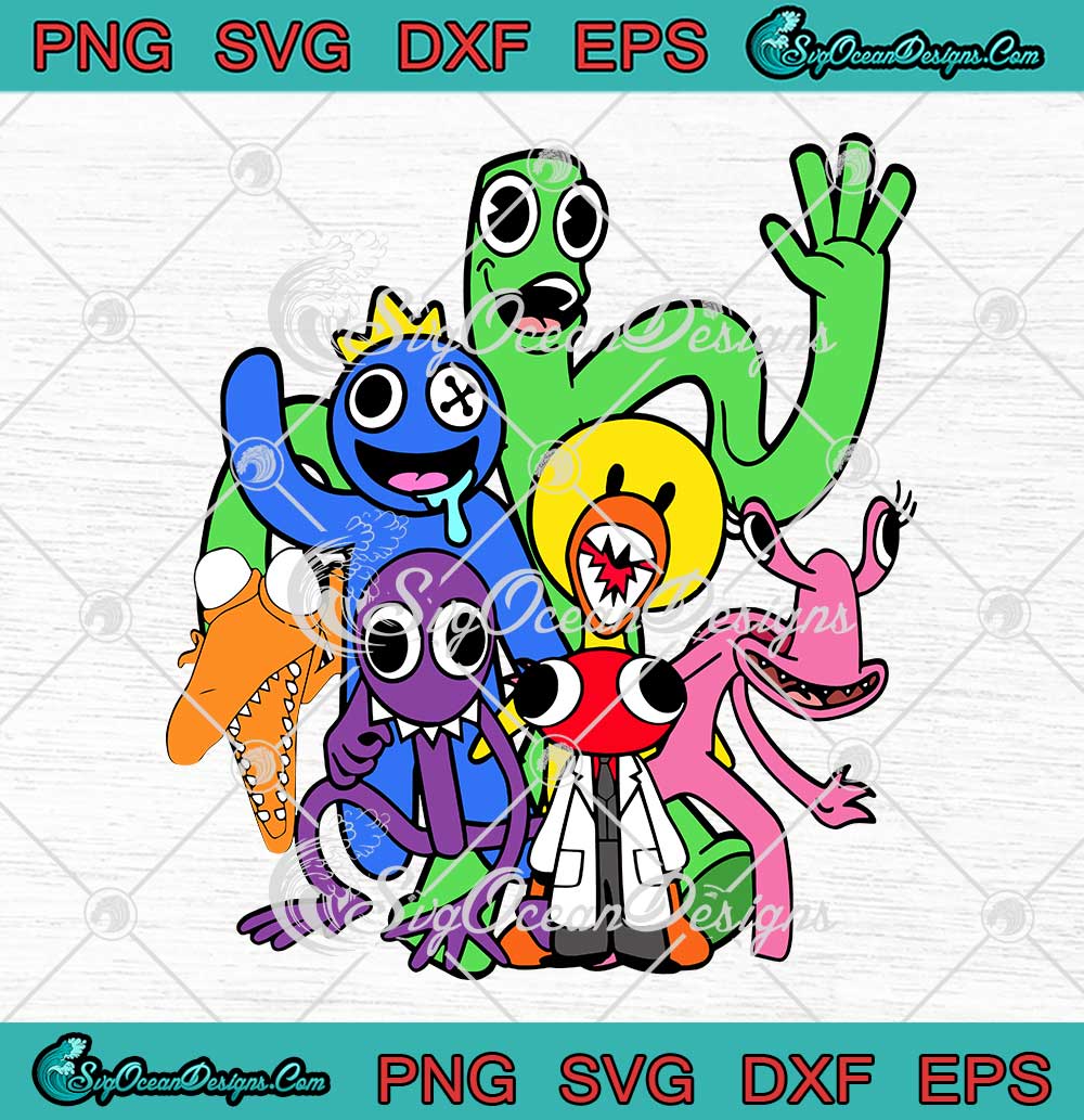 Rainbow Friends SVG PNG DXF EPS