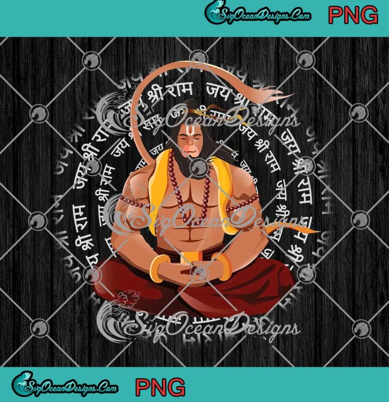 jai shri ram powerful lord hanuman image - ghantee