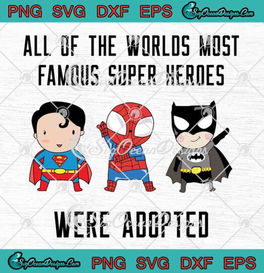 Marvel Chibi All Of The Worlds SVG - Most Famous Superheroes Were Adopted SVG PNG EPS DXF PDF, Cricut File