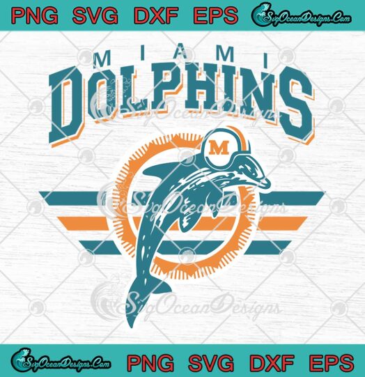 Miami Dolphins Nfl Football Svg - Miami Dolphins Game Day Svg Png Eps 