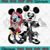 Mickey Jack Minnie Sally Halloween SVG - Disney Couples Halloween SVG PNG EPS DXF PDF, Cricut File