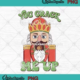 Nutcracker You Crack Me Up PNG - Retro Ugly Christmas PNG JPG Clipart, Digital Download