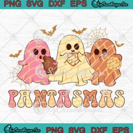Pantasmas Ghost Halloween Retro SVG - Spooky Conchas Funny Halloween SVG PNG EPS DXF PDF, Cricut File