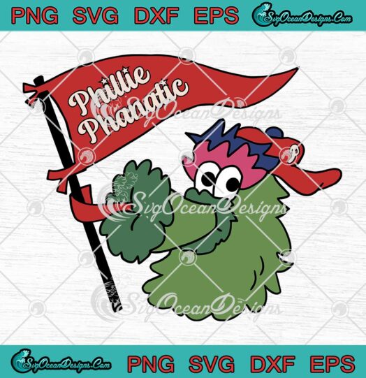 Philadelphia Phillies Phanatic 2023 SVG - Philadelphia Phillies Mascot SVG PNG EPS DXF PDF, Cricut File