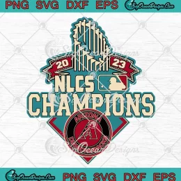 Retro NLCS 2023 Champions SVG - MLB Arizona Diamondbacks Baseball SVG PNG EPS DXF PDF, Cricut File