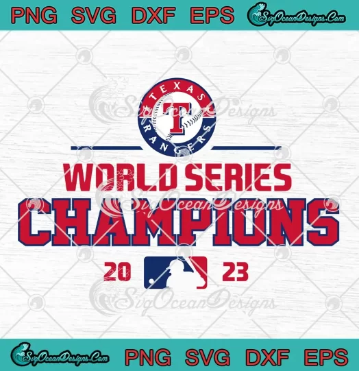 Vintage Texas Rangers MLB 2023 SVG - World Series Champions Logo SVG PNG EPS DXF PDF, Cricut File