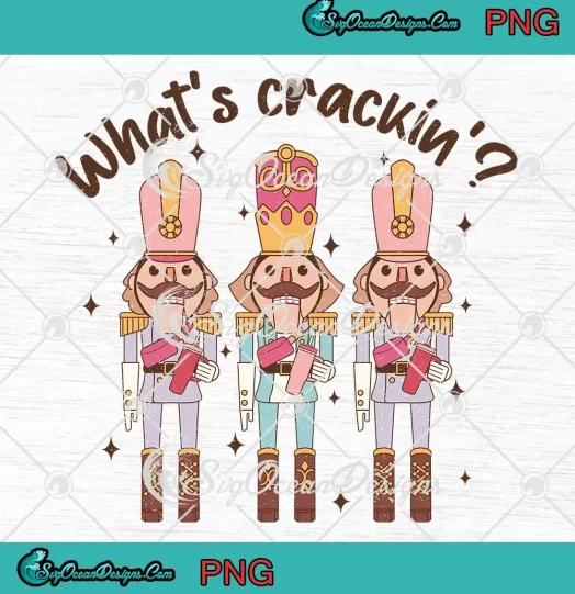 What's Crackin Nutcracker Beltbag PNG - Funny Nutcracker Christmas PNG JPG Clipart, Digital Download