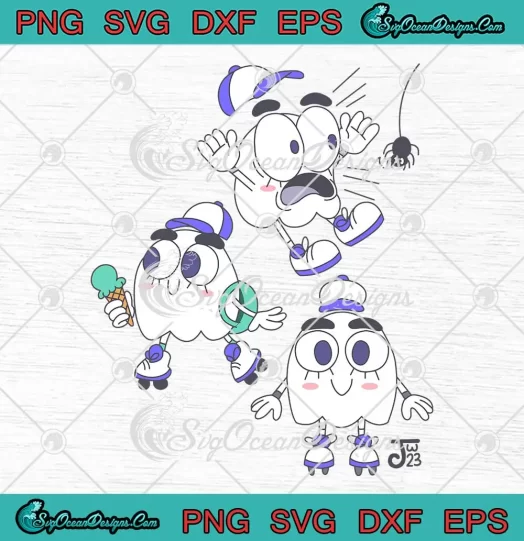 Cute Cartoon Characters SVG - Kids Boys Girls Funny Gift SVG PNG, Cricut File