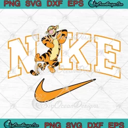 Disney Winnie The Pooh Tigger SVG - Nike Logo Just Do It SVG PNG, Cricut File