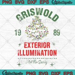 Griswold Exterior Illumination SVG - Ask For Sparky 1989 Christmas SVG PNG, Cricut File