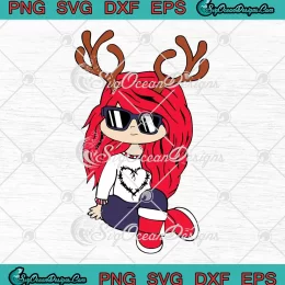 Karol G Christmas Reindeer SVG - Baby Karol G SVG - Merry Christmas SVG PNG, Cricut File