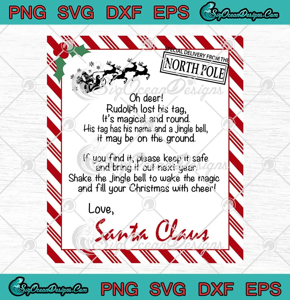 Oh-Deer-Rudolph-Lost-His-Tag-SVG---It's-Magical-And-Round-SVG---Christmas-Gift-SVG-PNG,-Cricut-File Oh Deer Rudolph Lost His Tag SVG - It's Magical And Round SVG - Christmas Gift SVG PNG, Cricut File