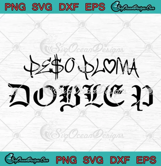 Peso Pluma Doble P Tour 2023 SVG - Peso Pluma Concert 2023 SVG PNG EPS DXF PDF, Cricut File