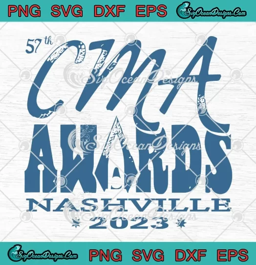 Retro 57th CMA Awards 2023 SVG - The CMA Music Festival SVG PNG, Cricut File