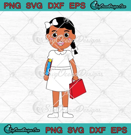 Ruby Bridges Black History Month SVG - Walk To School Day SVG - African American SVG PNG, Cricut File