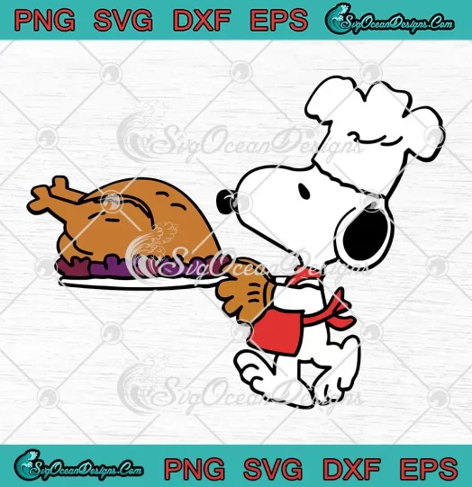 Thanksgiving Turkey With Snoopy SVG - Funny Peanuts Thanksgiving SVG PNG, Cricut File