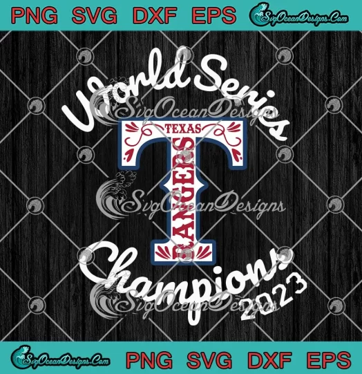 World Series Champions 2023 SVG - Texas Rangers Baseball 2023 SVG PNG, Cricut File