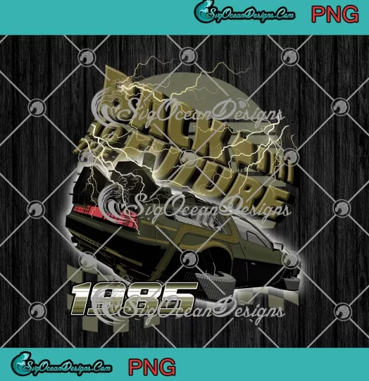 Back To The Future 1985 PNG - Matching Air Jordan 4 Craft Olive PNG JPG Clipart, Digital Download