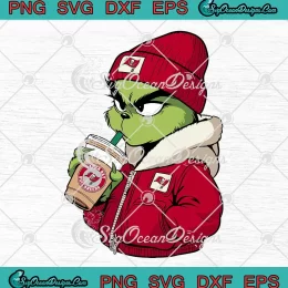 In My Pink Christmas Era Grinch SVG, Grinch Stanley Bougie SVG