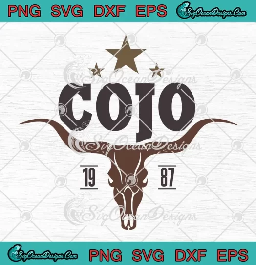 Cojo Cody Johnson 1987 Vintage SVG - The Leather Tour 2024 SVG PNG, Cricut File