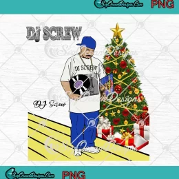 DJ Screw Christmas Gift PNG - DJ Screw Vintage 90s PNG JPG Clipart, Digital Download