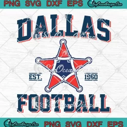 Dallas Cowboys Christmas 1960 SVG - Merry Christmas SVG - Dallas Cowboys Football SVG PNG, Cricut File