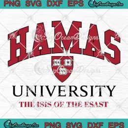 Dave Portnoy Hamas University SVG - The ISIS Of The East SVG PNG, Cricut File