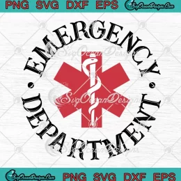Emergency Department Christmas SVG - ER Nurse Xmas Christmas SVG PNG, Cricut File
