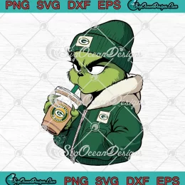 Green Bay Packers Bougie Grinch SVG - Christmas Grinch SVG - Football NFL SVG PNG, Cricut File