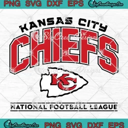 Kansas City Chiefs NFL SVG - National Football League SVG PNG, Cricut File