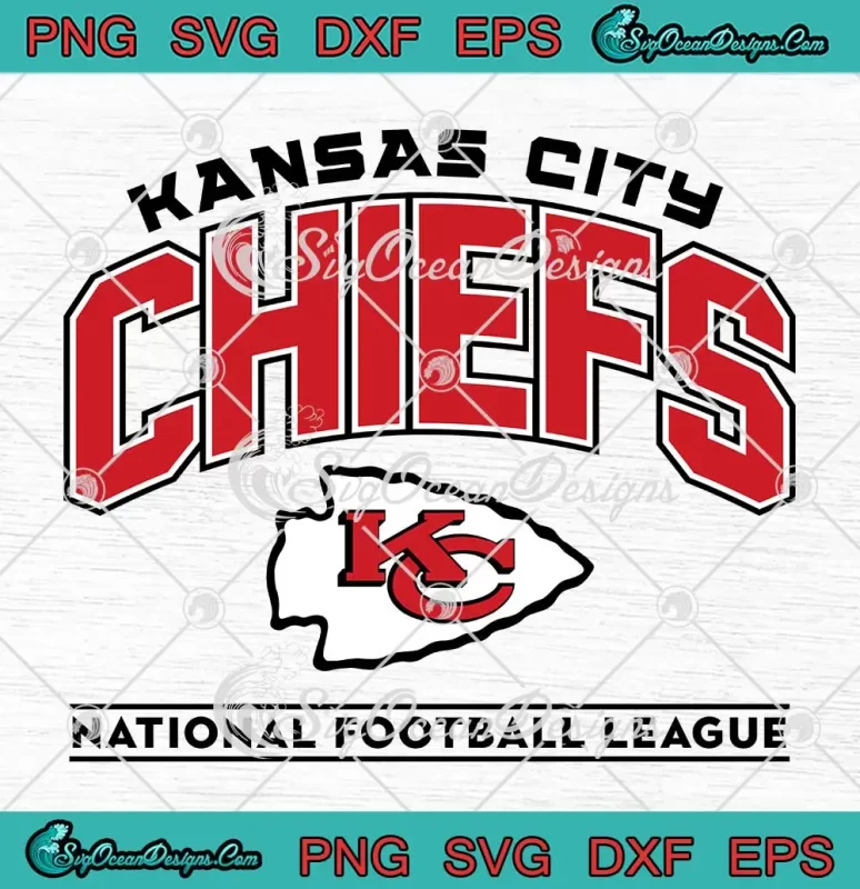 Kansas City Chiefs NFL SVG - National Football League SVG PNG, Cricut File