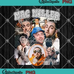 Mac Miller Music 90s Vintage Retro PNG - Mac Miller Hip Hop Rapper PNG JPG Clipart, Digital Download