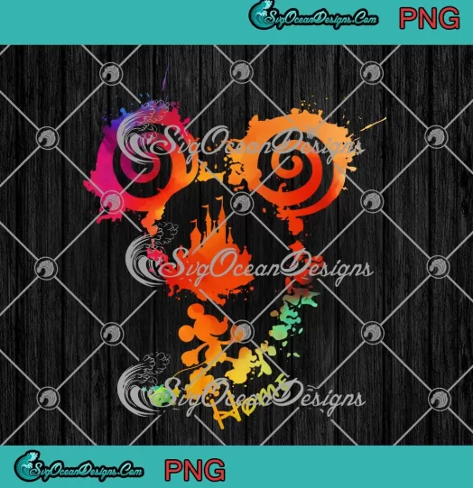Mickey Mouse Home Go To Disney PNG - Magic Kingdom PNG JPG Clipart, Digital Download