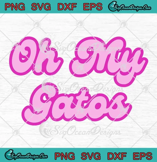 Oh My Gatos Shawty Bae SVG - Cute Gift Trending SVG PNG, Cricut File