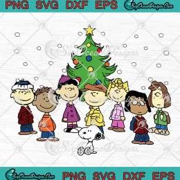 Charlie Brown And Snoopy Christmas SVG - Peanuts Christmas SVG PNG ...