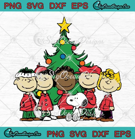 The Peanuts Characters Christmas SVG - Disney Snoopy Xmas SVG PNG ...