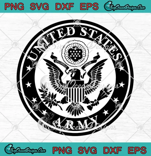United States Army Emblem SVG - Military United States Symbol SVG PNG, Cricut File