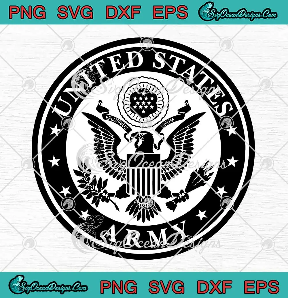 United States Army Emblem SVG - Military United States Symbol SVG PNG ...