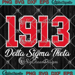 1913 Delta Sigma Theta J13 SVG - Founders Day SVG PNG, Cricut File