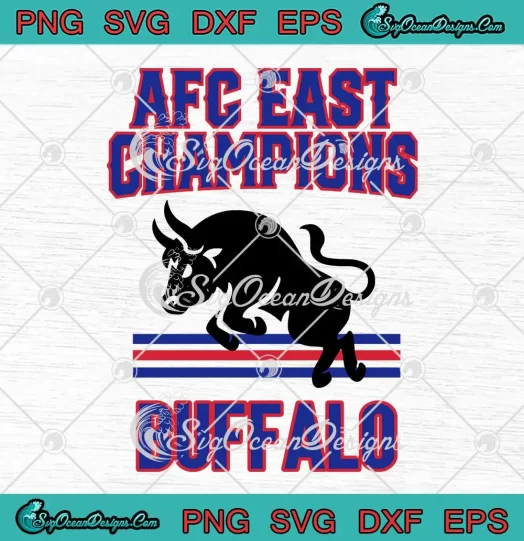 AFC East Champions Buffalo SVG - Football Buffalo Bills SVG PNG, Cricut File