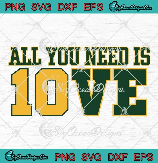 All You Need Is Jordan Love SVG - Green Bay Packers SVG - Football Player SVG PNG, Cricut File