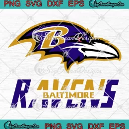 Baltimore Ravens Logo Team SVG - Baltimore Ravens Football SVG PNG, Cricut File