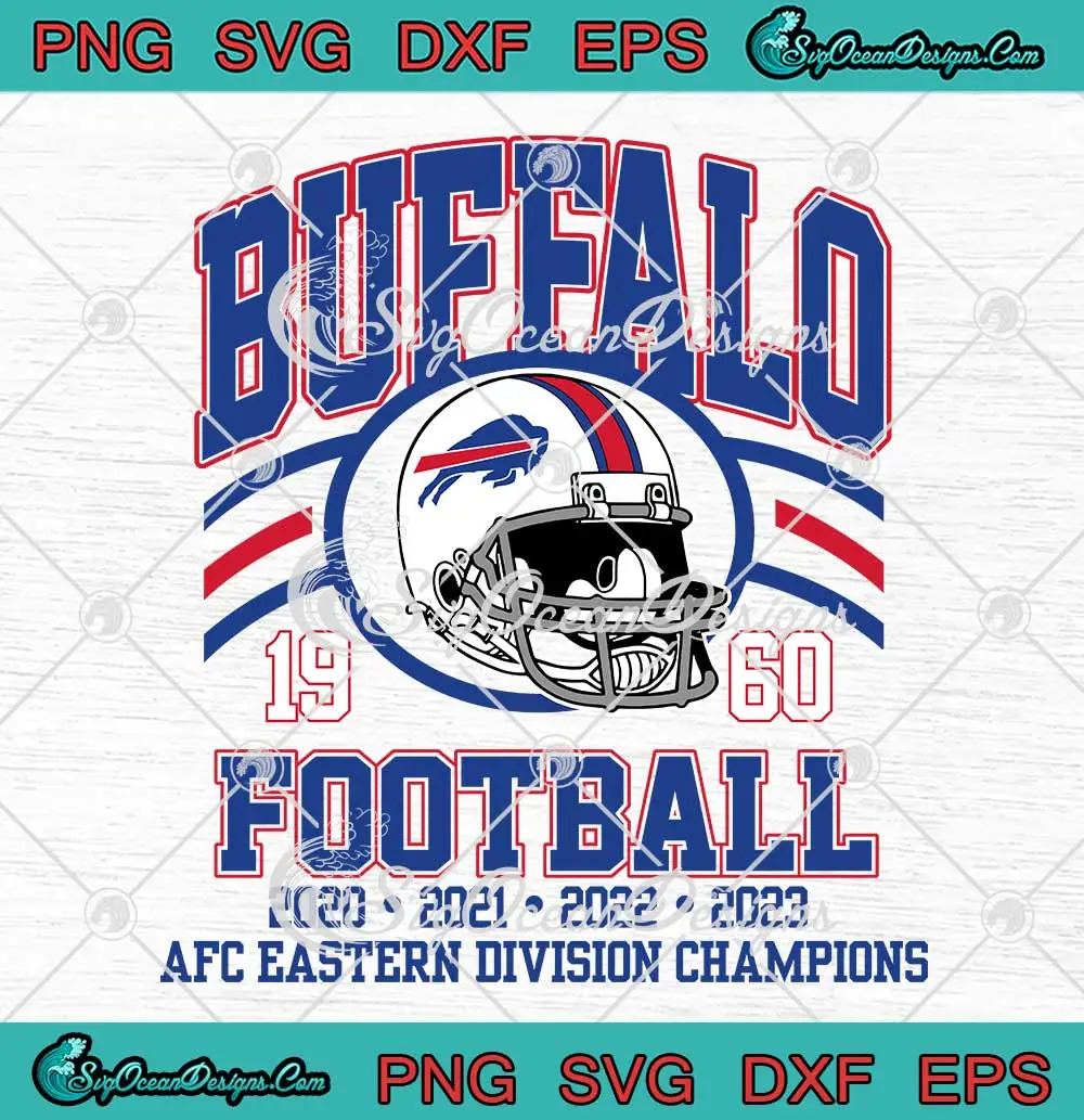 Buffalo Bills Football 1960 SVG - AFC Eastern Division Champions SVG ...