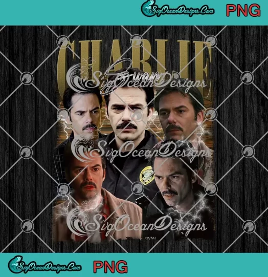 Charlie Swan Vintage 90's PNG - The Twilight Saga Movie PNG JPG Clipart, Digital Download